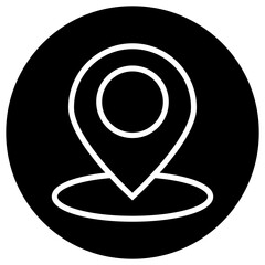 Fototapeta premium Gps Vector Icon Design Illustration