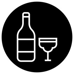 Drinks Vector Icon Design Illustration