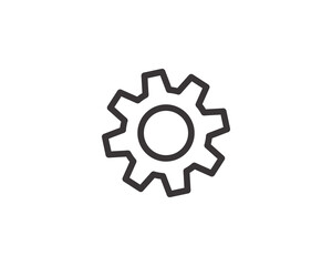 Settings cog engine icon vector set symbo design illustration