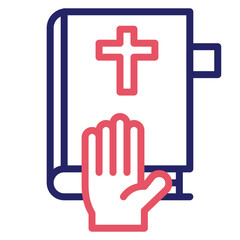 Obraz premium Oath Icon