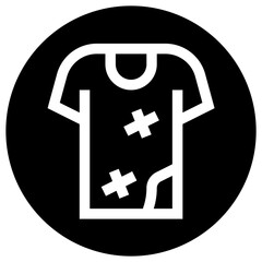 Dirty clothes Vector Icon Design Illustration