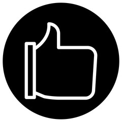 Like Vector Icon Design Illustration