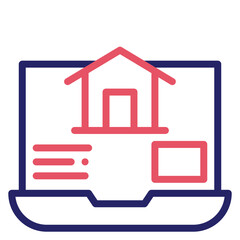 Buy House Online Icon