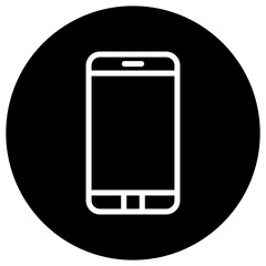 Mobile phone Vector Icon Design Illustration