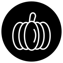 Pumpkin Vector Icon Design Illustration