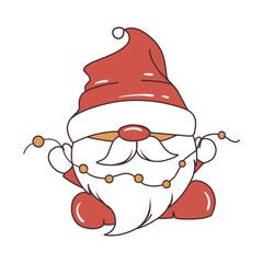 Christmas Gnome Illustration