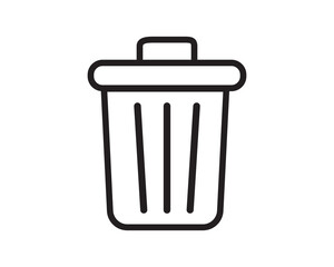 junk bucket icon vector design illustration
