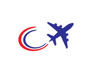 Travel ticket flight vector icon isolated illustration