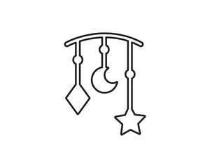 Toys icon vector symbol design illustration isolated