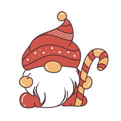 Christmas Gnome Illustration