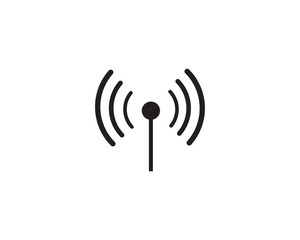 Wifi signal icon vector symbol design illustration  - obrazy, fototapety, plakaty