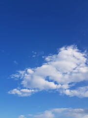 Obraz premium blue sky with clouds