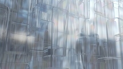 Translucent Fusion A Mix of Transparent and Opaque Materials in Artistic Wallpaper Background