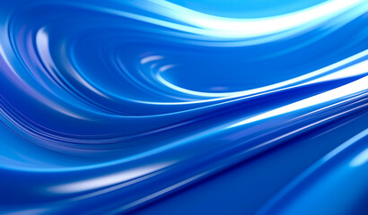 shiny blue smooth flowing background wallpaper