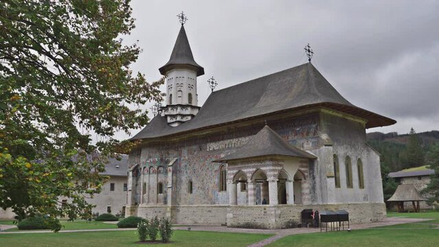 Sucevita Monastery in Bukovina, Romania