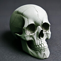 skull on black