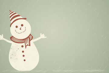winter wallpaper snow background, snowman postcard new year christmas greeting holiday xmms, blank letterhead without words letters, empty gradient color