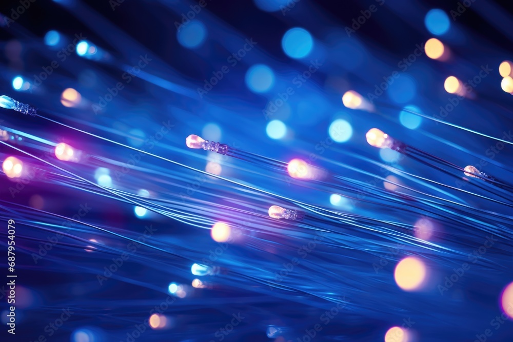 Poster a close-up view of a bunch of lights. this versatile image can be used to add a touch of warmth and 