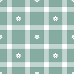 Tartan textile plaid of fabric check texture with a background pattern seamless vector.