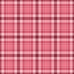 Vector textile pattern of tartan check texture with a fabric plaid seamless background.