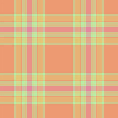 Vector seamless check of textile tartan pattern with a texture background fabric plaid.