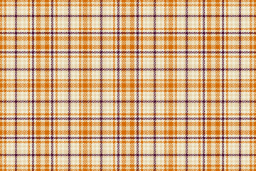 Background textile fabric of texture tartan vector with a plaid check pattern seamless.