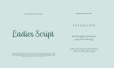 Signature font calligraphy logotype script brush font type font lettering handwritten