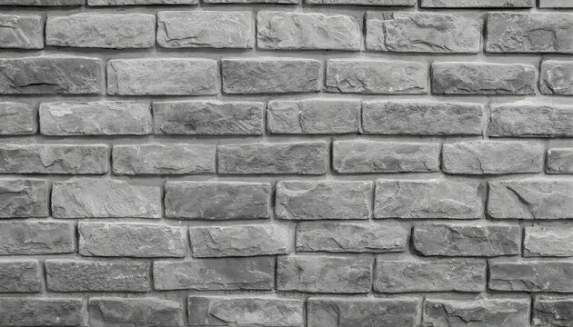 Fototapeta grey brick wall texture old stone background masonry gray rough