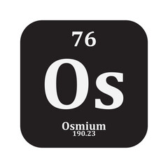 Osmium chemistry icon