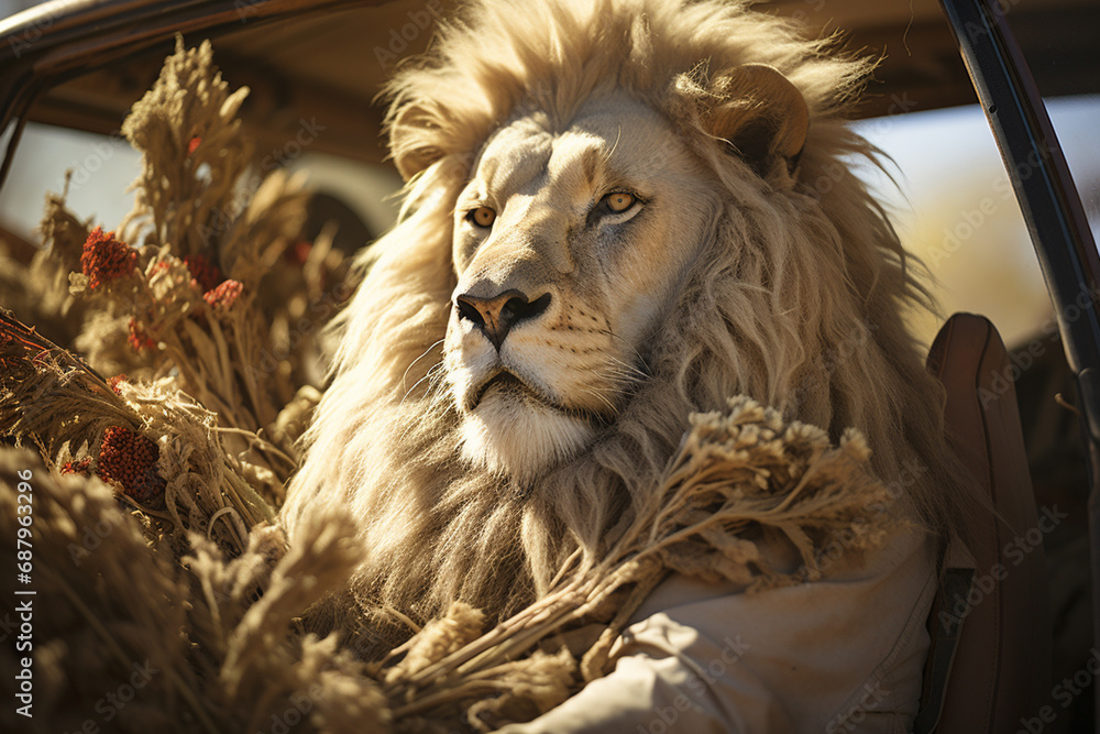 Poster students embark on a digital safari of knowledge, guided by cubic lions and zebras, as they explore 