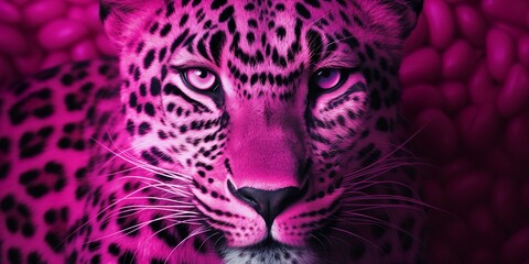pink leopard background