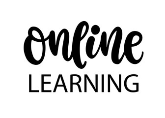 Online Learning Distance Education Lettering