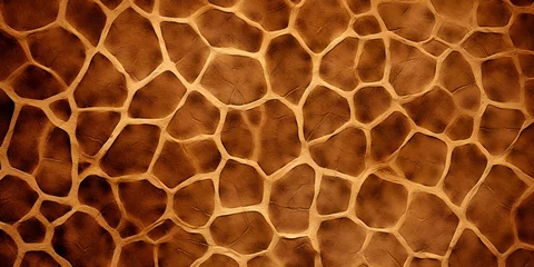 Foto auf Acrylglas giraffe background texture pattern © Pter