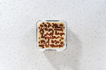 Homemade White Chocolate Cranberry Pecan Fudge