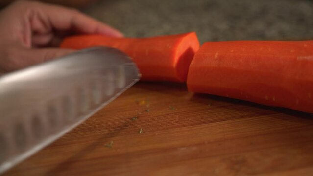 Cutting carrots Preparing jamaican gungo pea soup after being picked from tree healthy green fresh protein cultivation harvested