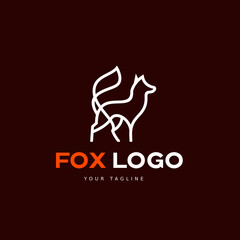 Fox Logo IClean modern fox logo. Simple minimal animal vector mages – Browse 44,250 Stock Photos, Vectors