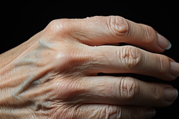 Fototapeta premium hands of the old woman
