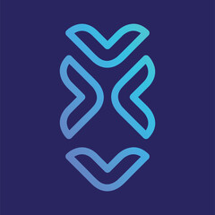 vector of random abstract logo idea