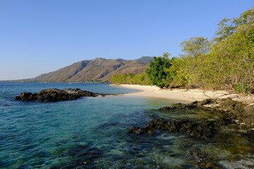 Indonesia Alor Island - Coastline view Nuhakepa Island