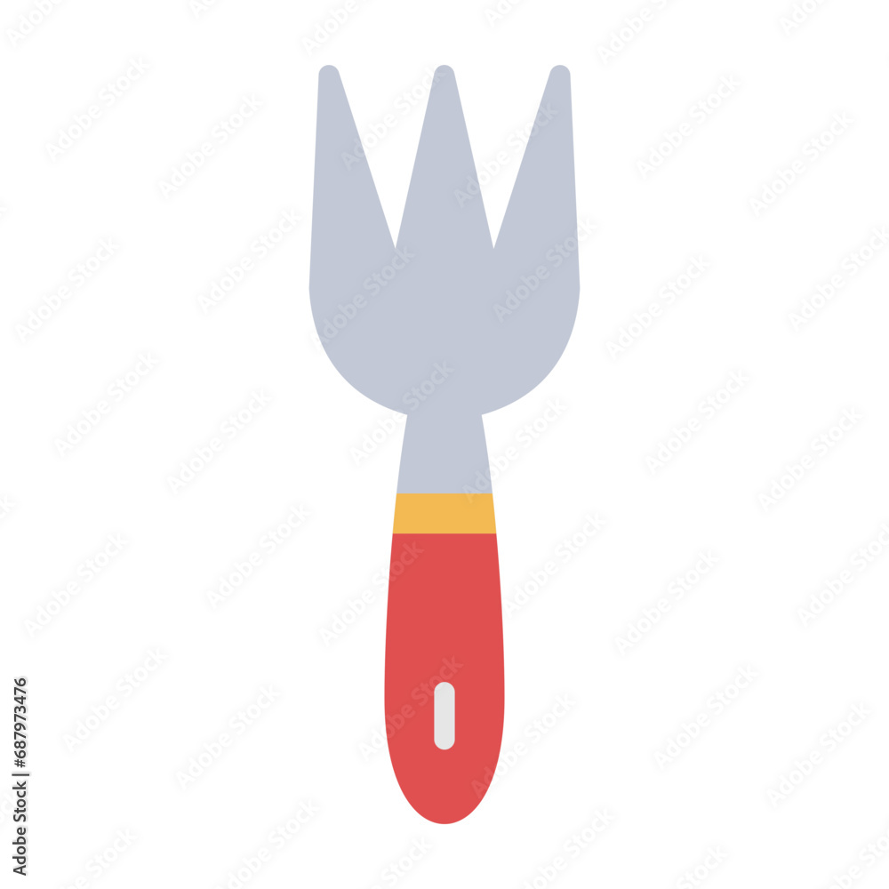 Sticker Fork Icon