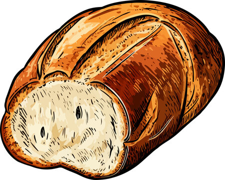 recommend clip art: Bread clipart design illustration