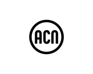 ACN logo design vector template
