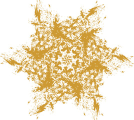 Christmas snowflake of skin color-4