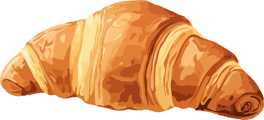 Croissant clipart design illustration