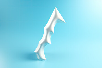 Obraz premium Milk splattered on a blue background.