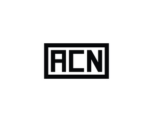 ACN logo design vector template