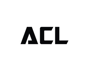 ACL logo design vector template