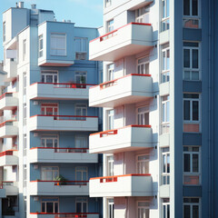 Exterior of a multi-storey building