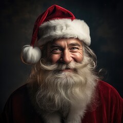 Studio portrait of Santa Claus