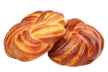 Bun pastry, bun, pastry isolated on white background